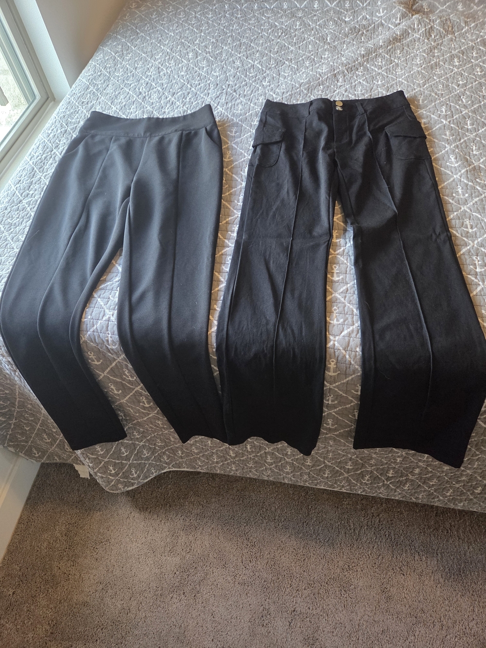 Two Black Pants - Stretch & Tailored Styles